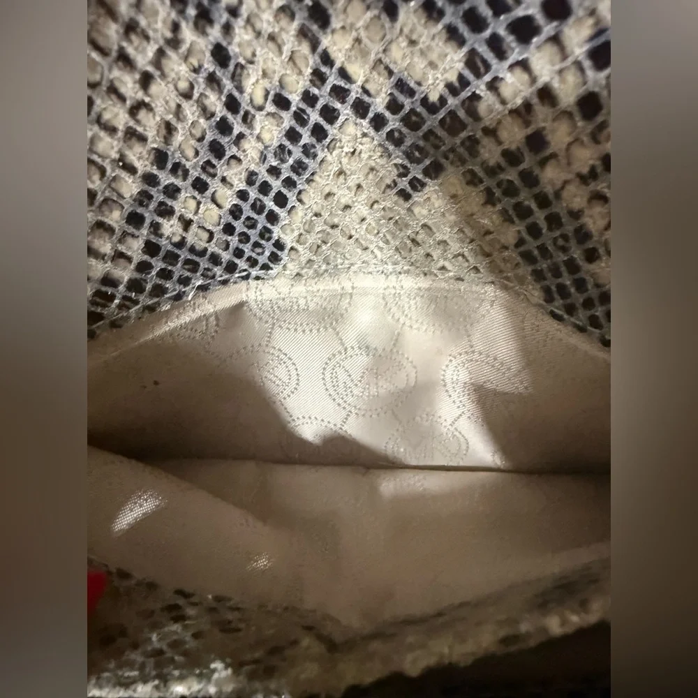 Michael Kors Beige Snake Print Wallet